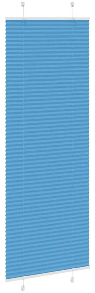 pliszírozott redőny kék 75x200 cm Szövetszélesség 74,4 cm