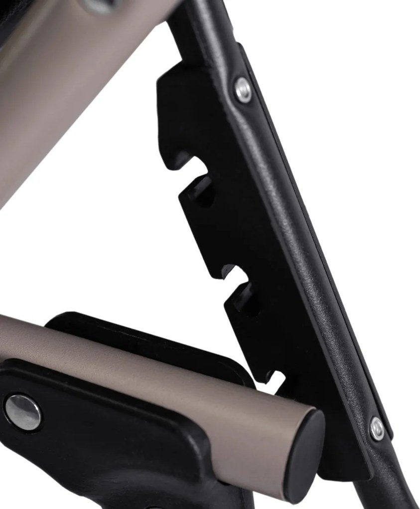 Leżak Ogrodowy Łóżko Polowe VENUS Szare