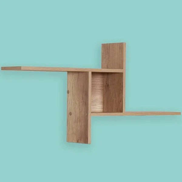 Fali polc 50x100 cm barna