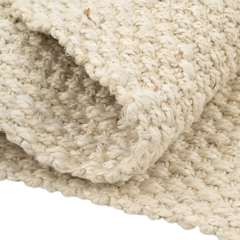 Krémszínű juta futószőnyeg 70x170 cm Altea – Ixia