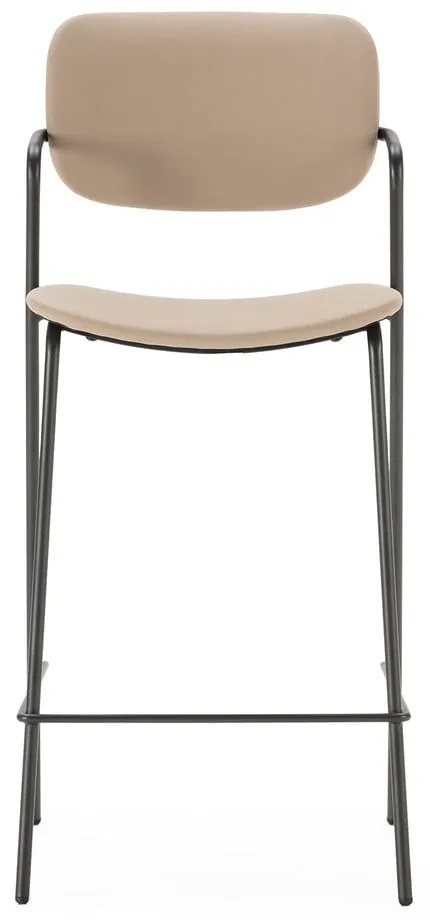 Bézs bárszék szett 2 db-os (ülésmagasság 68 cm) Maika – Marckeric