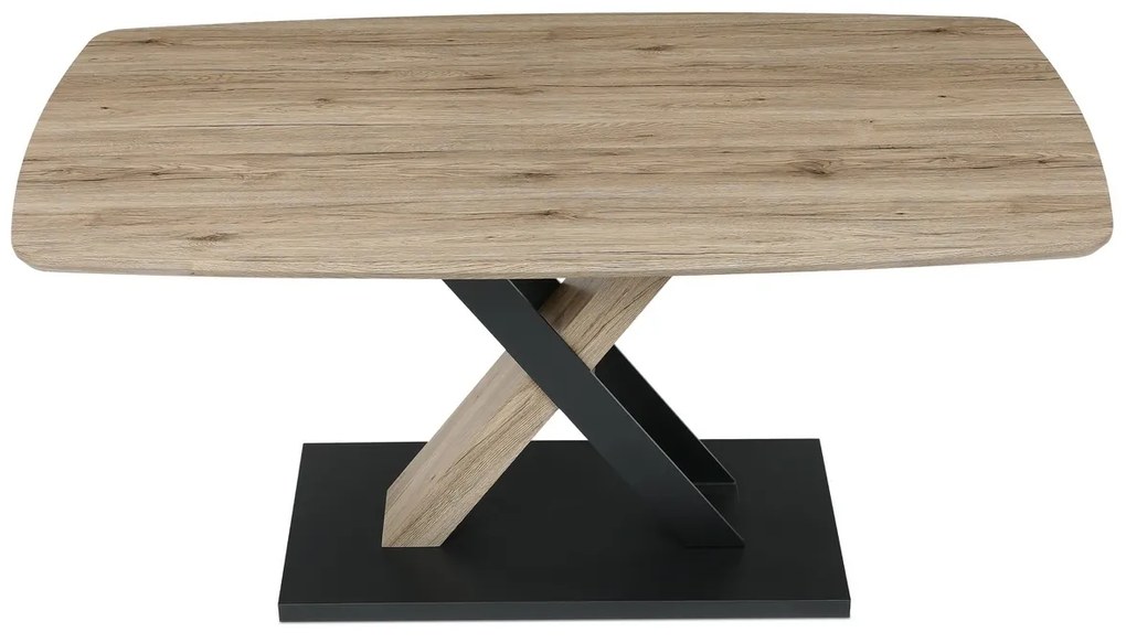 Étkezőasztal X San Remo 165 x 80 cm, tölgyfa, 165 x 80 cm