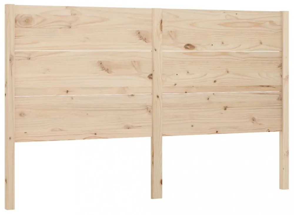 tömör fenyőfa fejtámla 206 x 4 x 100 cm