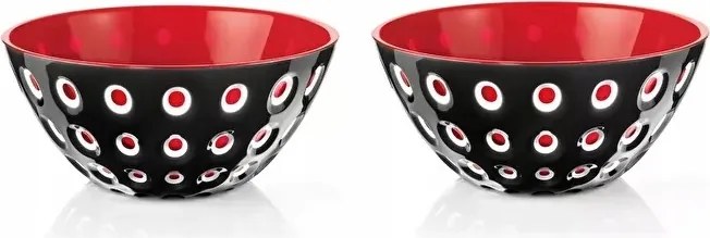 Guzzini Le Murrine 2 Snack tál, fekete
