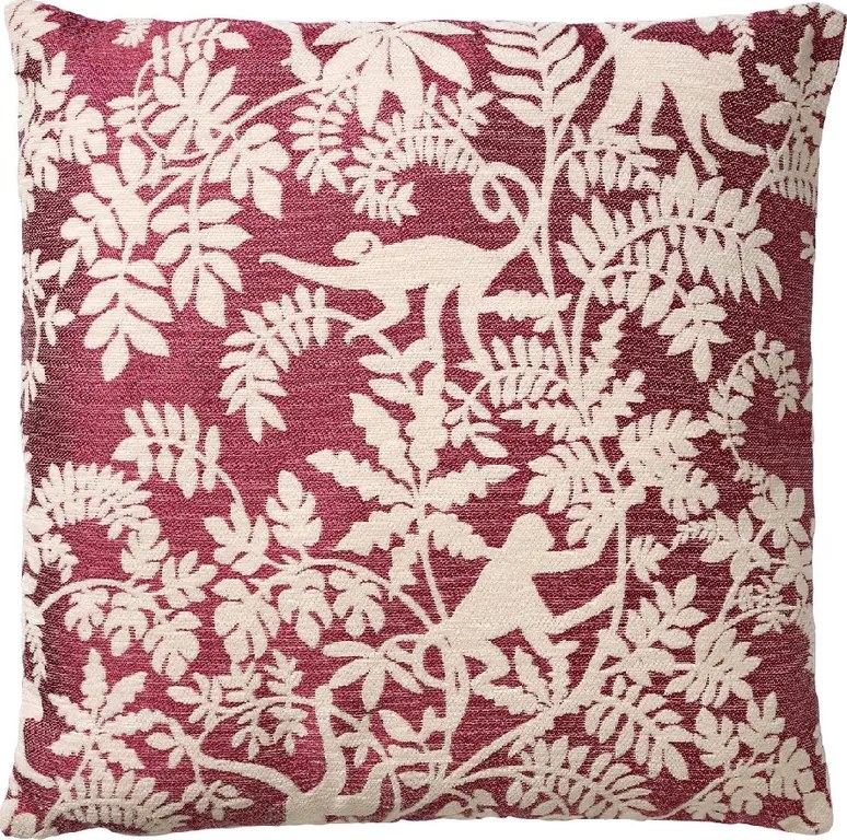 Dekoratív párnahuzat ABU MERLOT 45x45 cm, bordó
