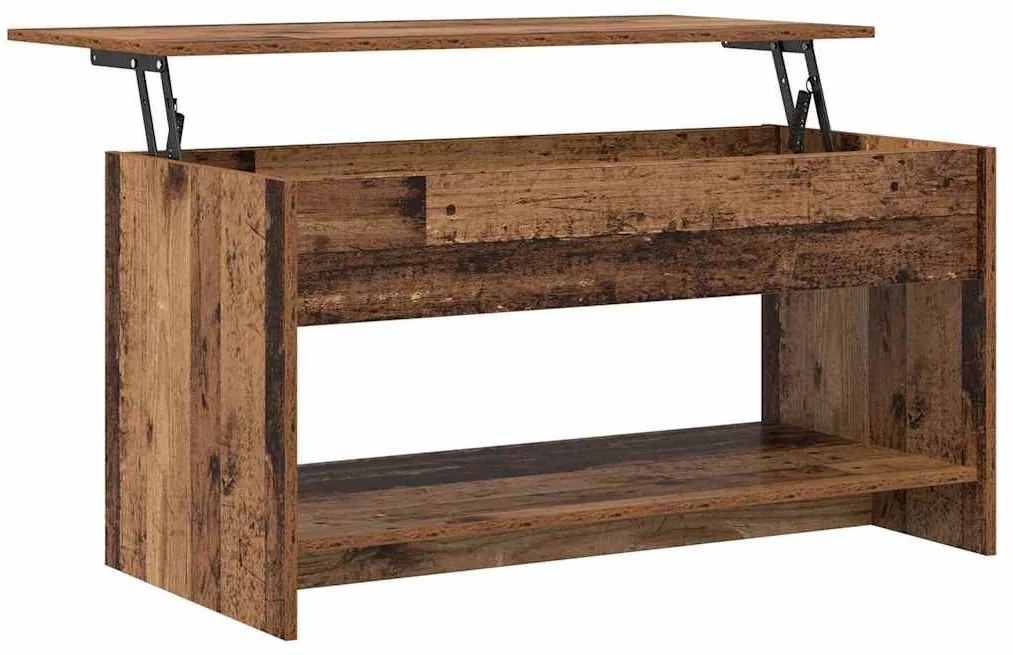 Dohányzóasztal Régi fa 102 x 50 x 52.5 cm Faanyag