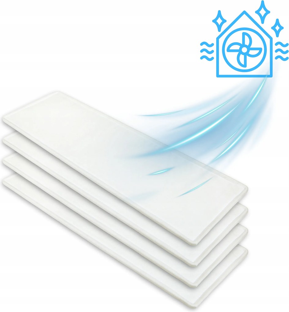 G4 Légszűrő Wanas 550V/2, 550H/2, 550V/3, 550H/3 készülékekhez 4 darabos szett