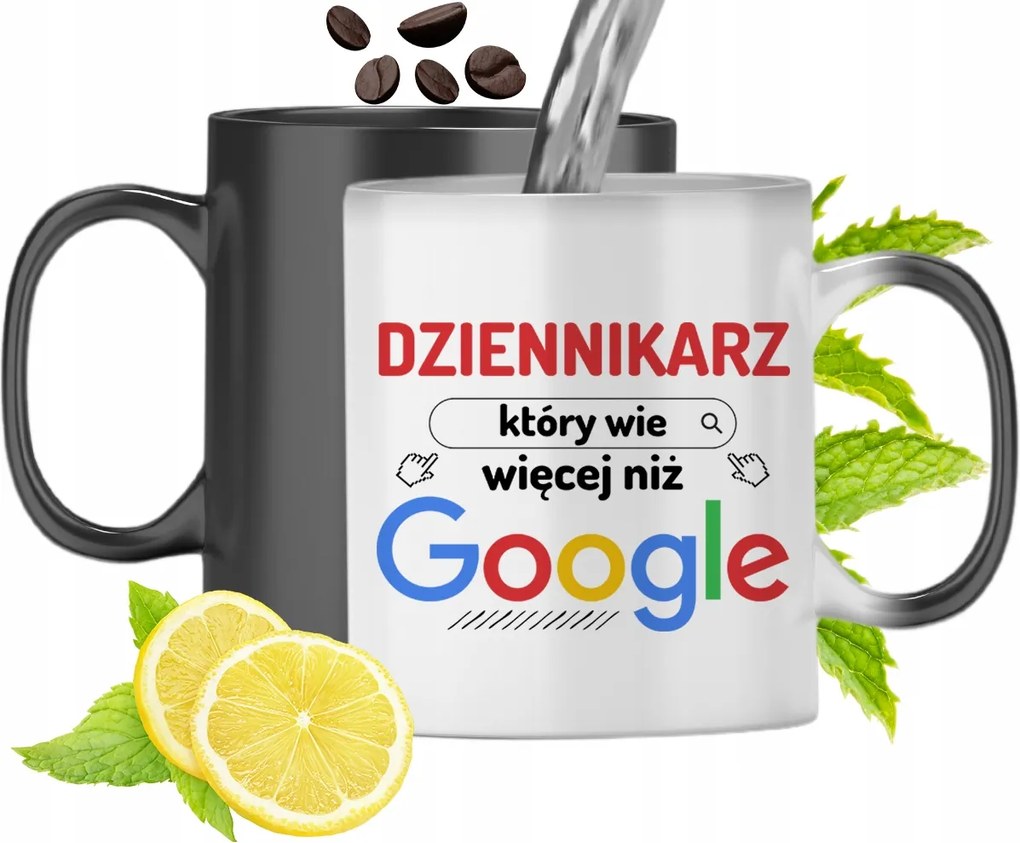 Mágikus Bögre Újságíróknak Színváltós Nyomtatott Fényképpel