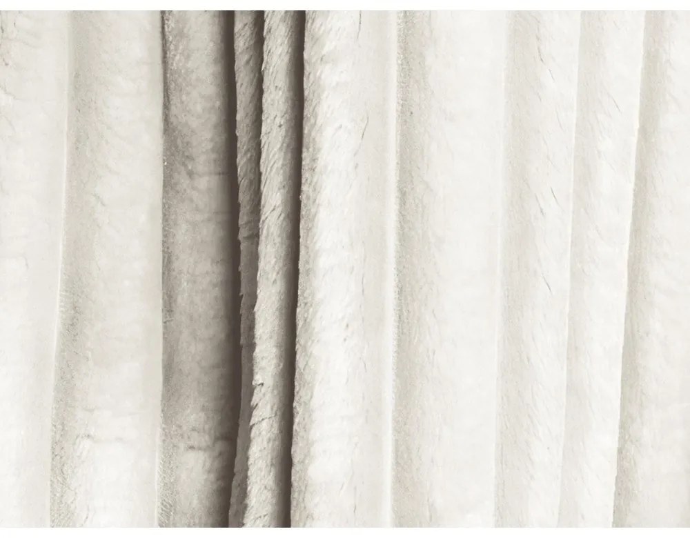 Bézs kordbársony kinyitható-tárolóhelyes kanapé 266 cm Kini – Makamii