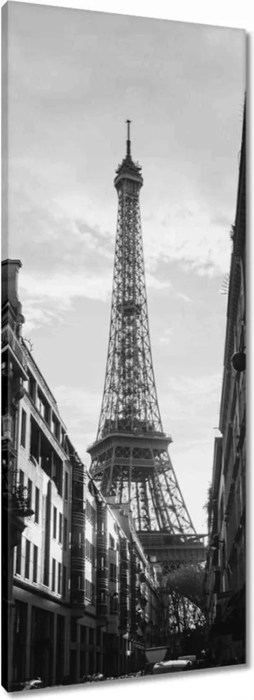Vászonkép 40x100 Eiffel-torony Párizs utca