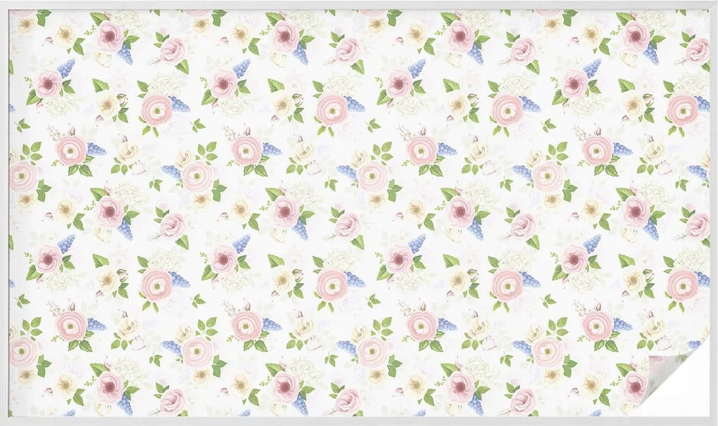 Öntapadós Ablakfólia Adatvédelem Virágmintás 200x116 cm