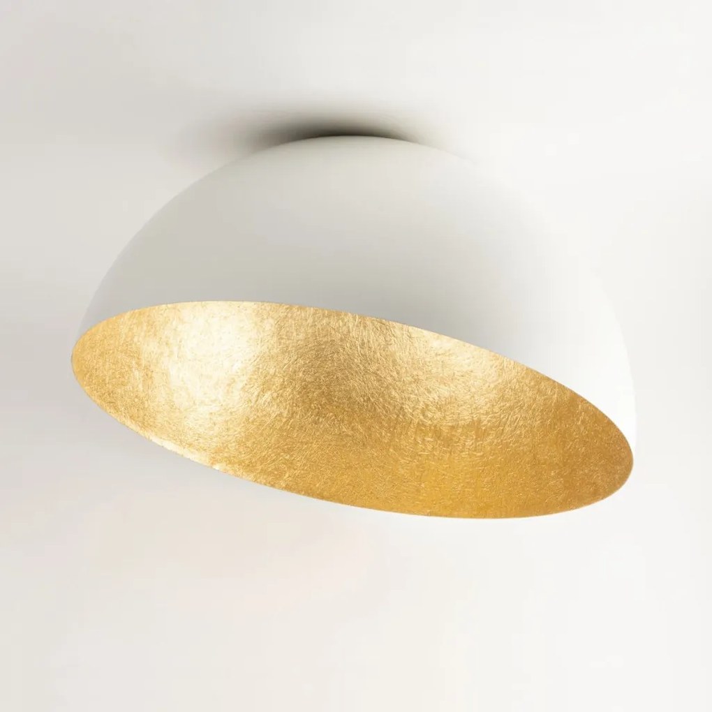 SIGMA 32465 SFERA Glamour Mennyezeti Lámpa Fehér, Arany E27 IP20
