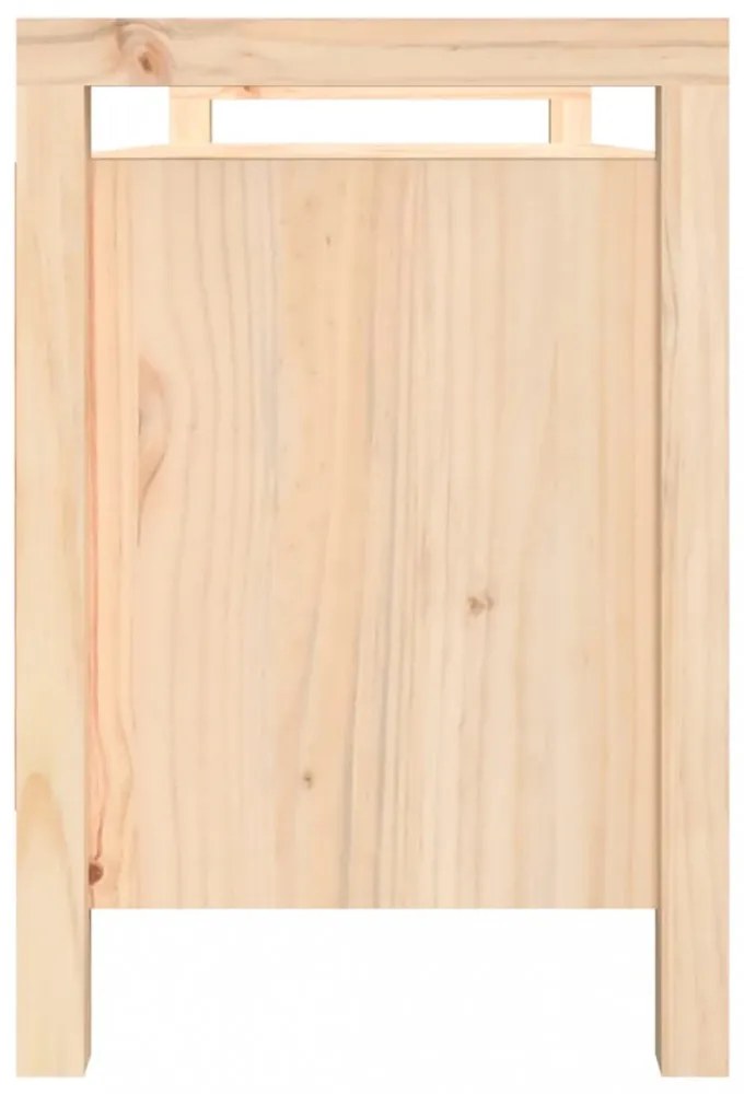 tömör fenyőfa előszoba pad 110 x 40 x 60 cm