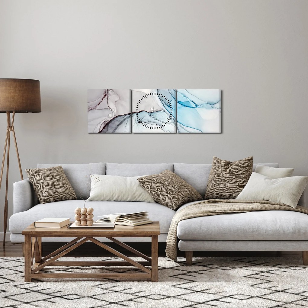 Az absztrakció képe (órával) (90x30 cm)