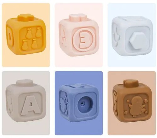 Soft sensory blocks - 13 pcs Kruzzel 24812