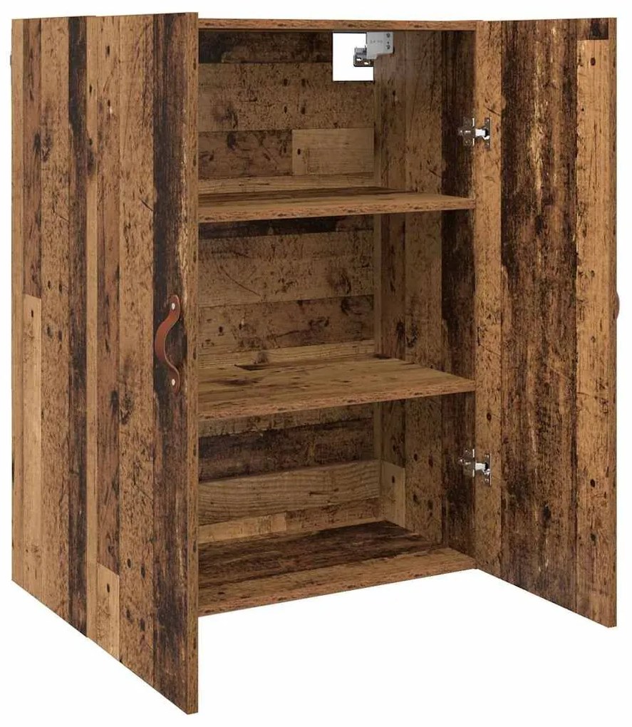 Fali szekrény Falra szerelhető Barna 69.5 x 34 x 90 cm Faanyag