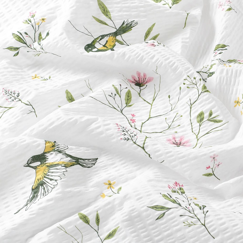 Goldea krepp párnahuzat - élet a természetben 50 x 50 cm