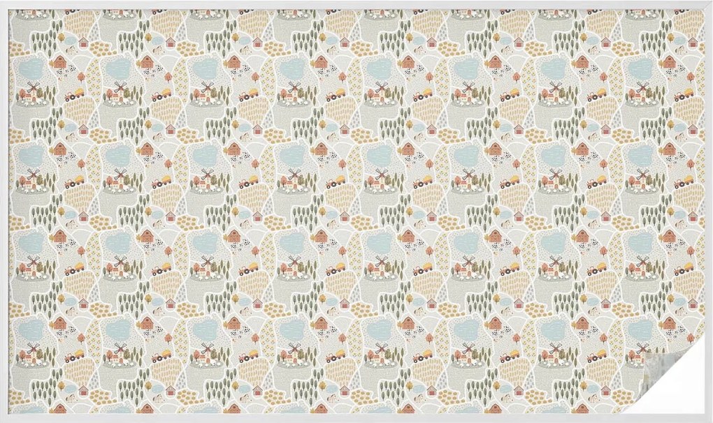 Szélvédőfólia Ablak Adatvédelem Idilli falu 200x116