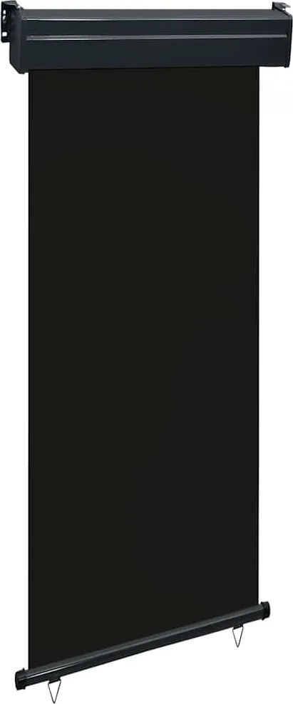 vidaXL fekete erkély oldalnapellenző 85 x 250 cm