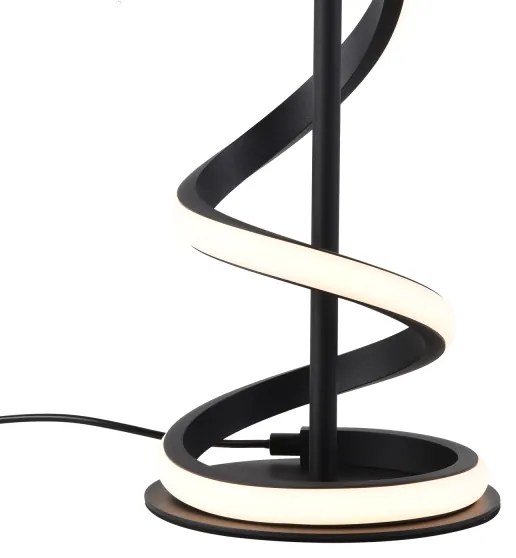 ONLI - LED Asztali lámpa TWIST LED/12W/230V 4000K 40 cm fekete