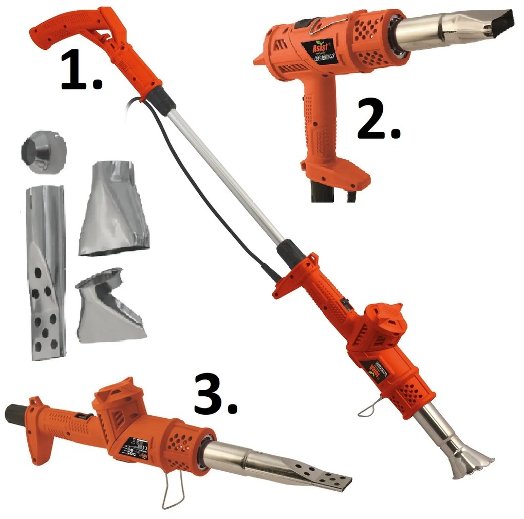 Elektromos fű- és gyomelszívó 2000W 3in1 ASIST Smart Garden AE6V200