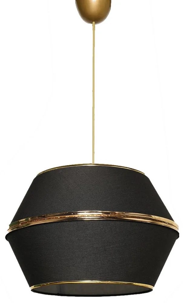 Csillár zsinóron ESCAPE 1xE27/60W/230V fekete