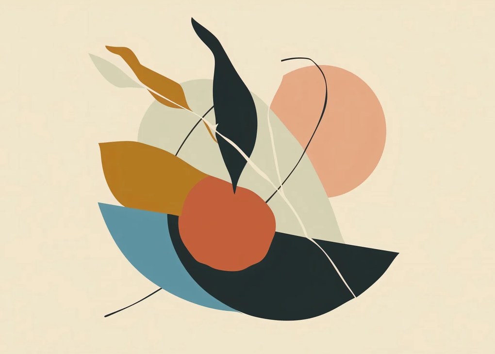 Poszter 35x25cm Organikus forma