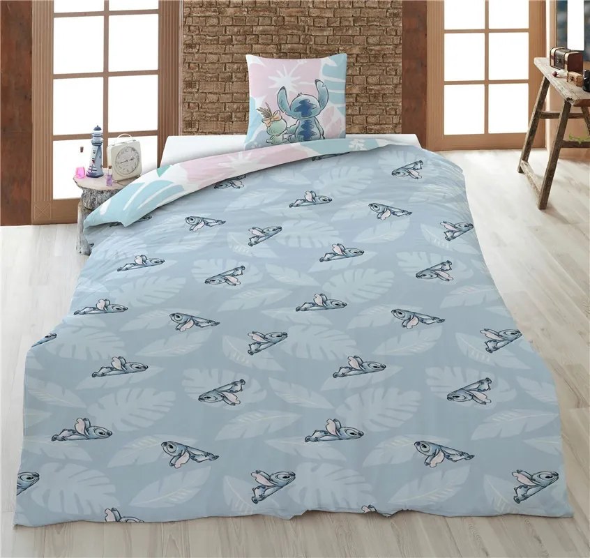 Disney Lilo és Stitch, A csillagkutya Cuddly ágyneműhuzat 140×200cm, 65×65 cm