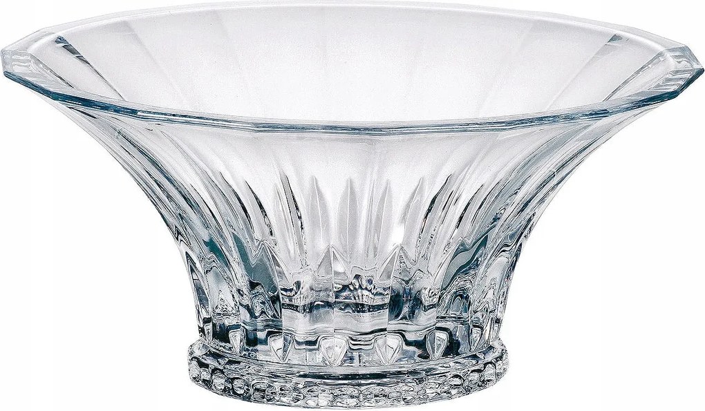 Bohemia Wellington Üveg Saláta tálaló nassolnivalókhoz 25,5 cm