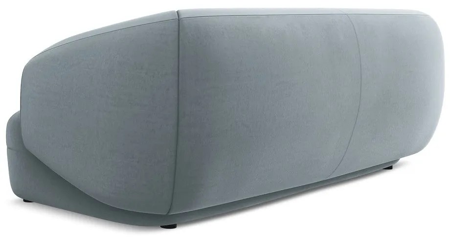 Világoskék bársony kanapé 212 cm Moana – Makamii