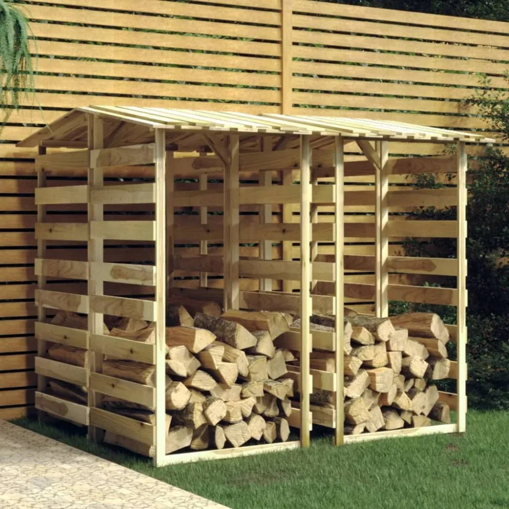 4 db impregnált fenyőfa pergola tetővel 100 x 90 x 200 cm