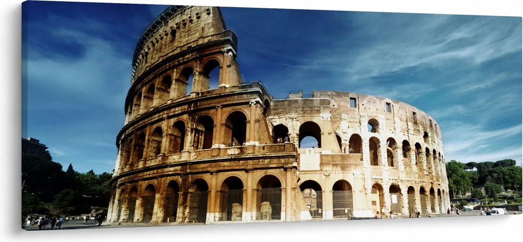 Kép - Colosseum Rómában, Olaszországban (120x50 cm)