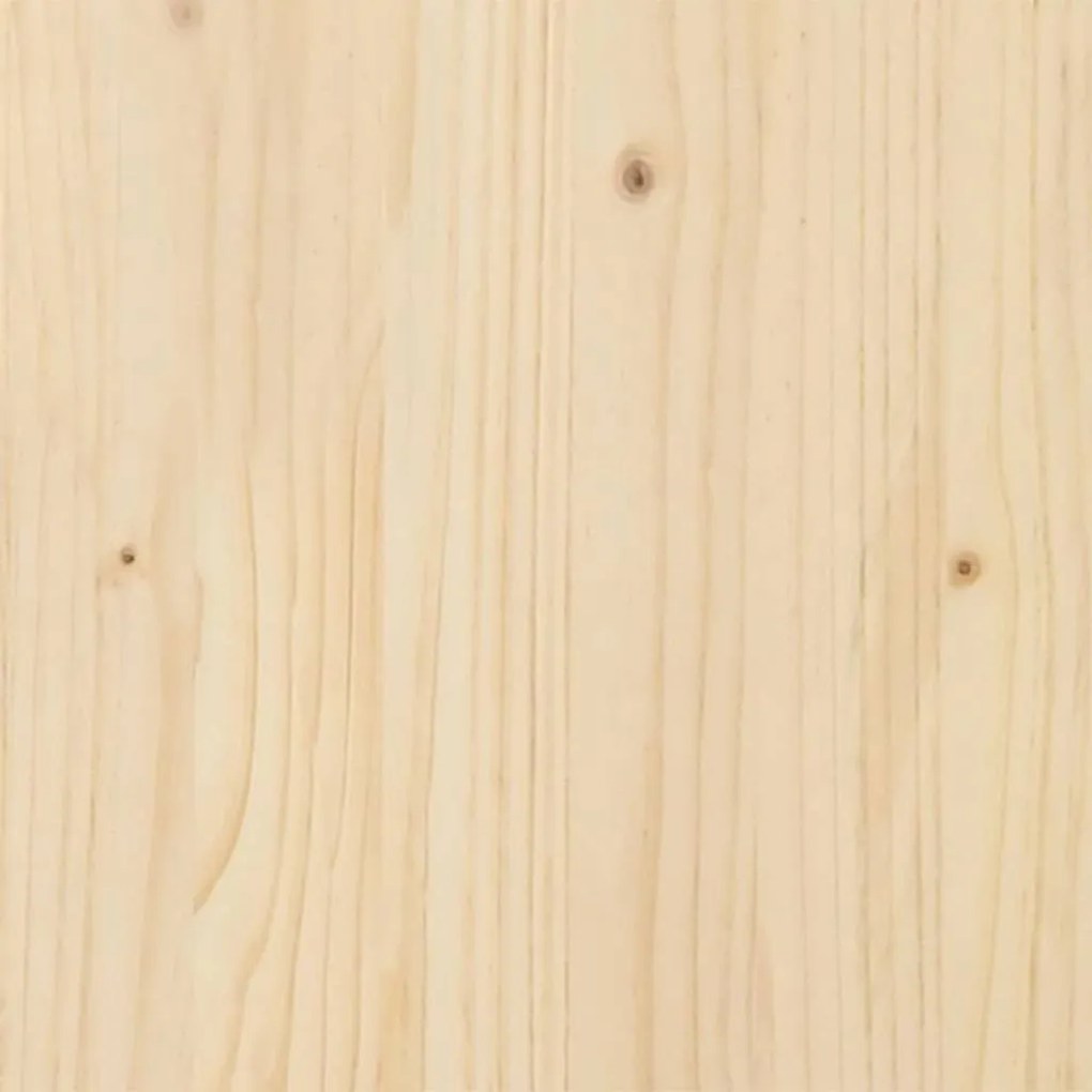 Fából készült Karácsonyfa Természetes 125 cm Tömör fenyőfa