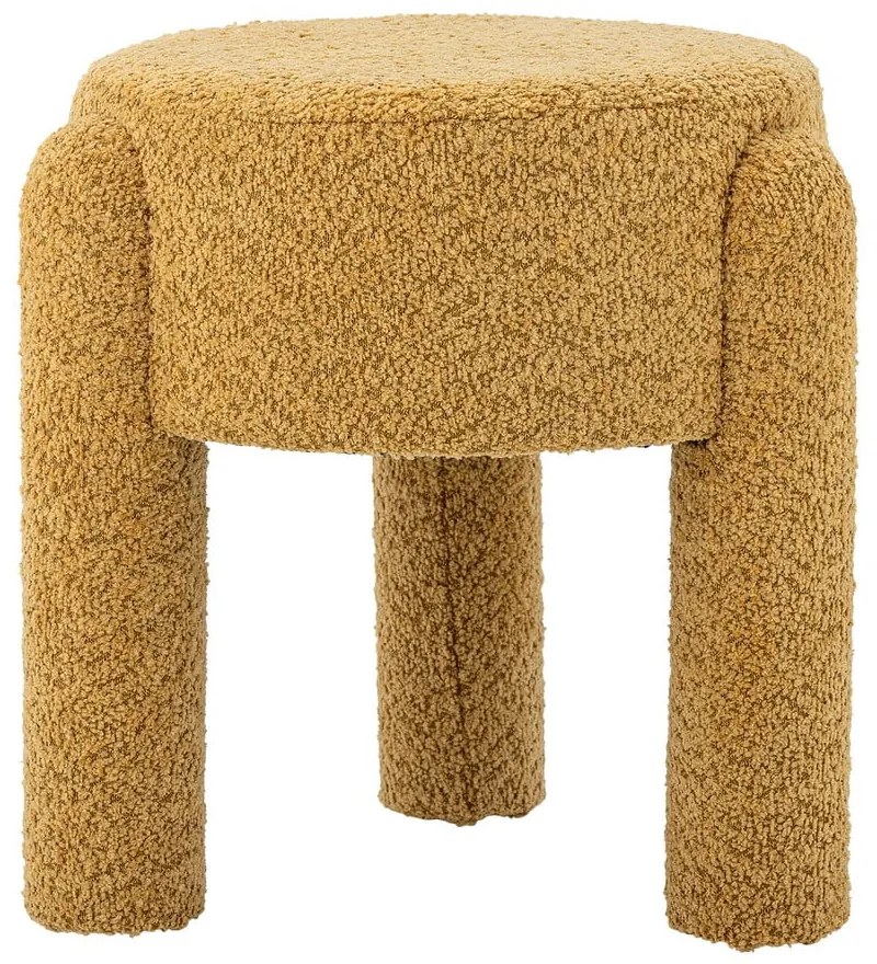 Okkersárga kárpitozott ülőke Bruno – Bloomingville