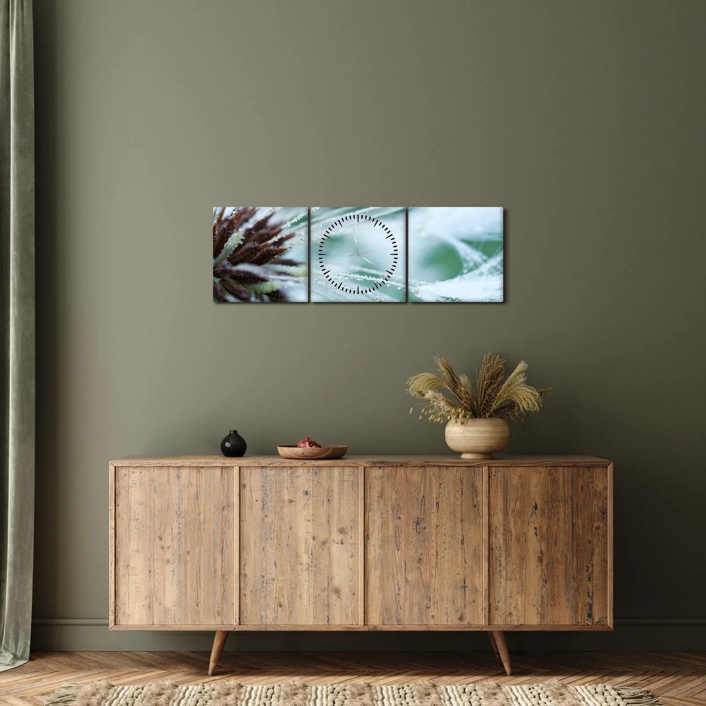 Kép - Egy virág részlete (órával) (90x30 cm)