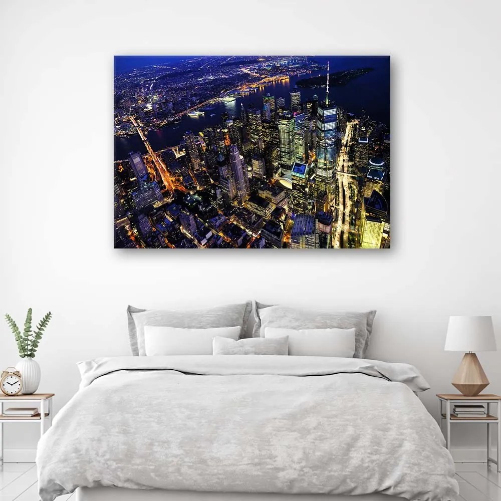 Gario Vászonkép New York City éjszaka Méret: 100 x 70 cm