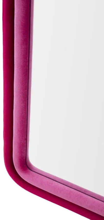 Fali tükör cloe fuxia bársony 60x4x160cm