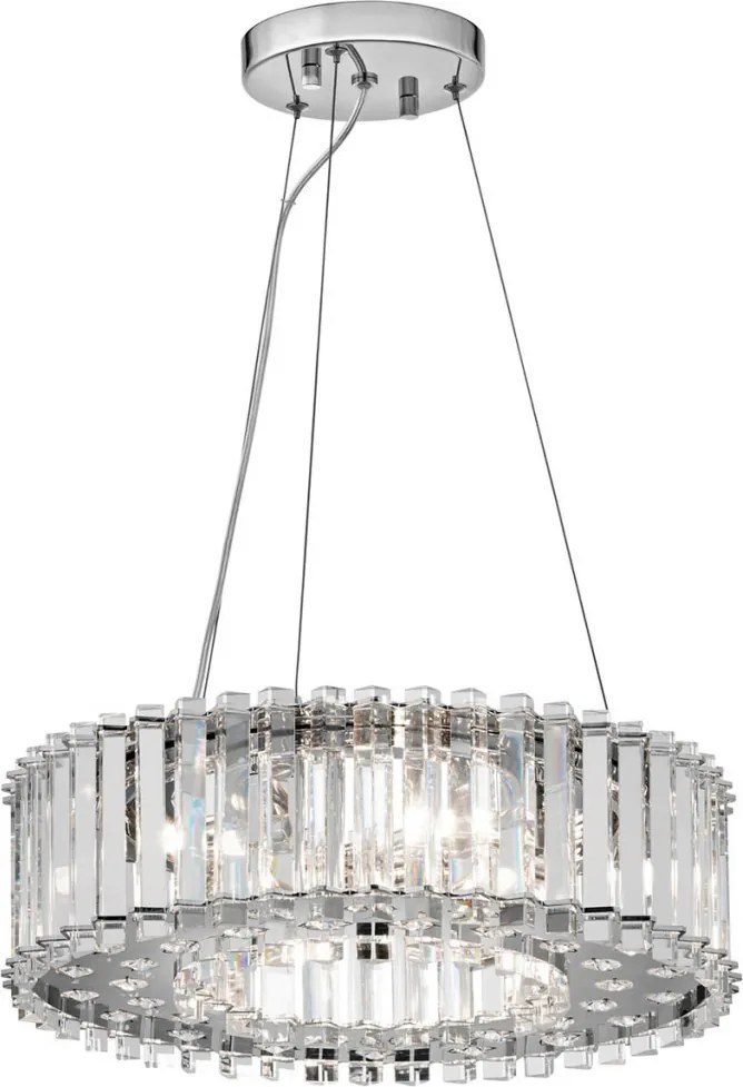 ELSTEAD KLCRYSTALSKYEPA CRYSTAL Kristály Függesztett Lámpa Króm, Átlátszó G9 IP44
