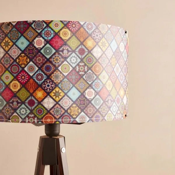 Állólámpa AYD 1xE27/40W/230V barna/többszínű