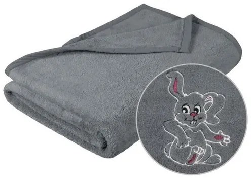 Bellatex Korall micro Nyuszi gyermek takaró, 75 x 100 cm