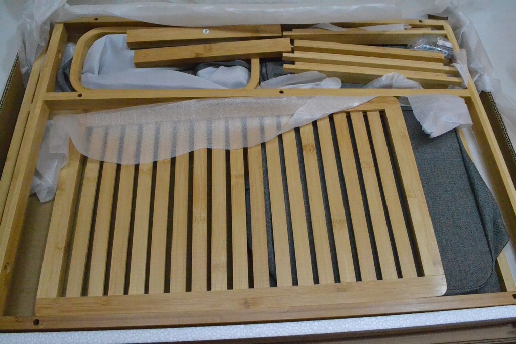 Szabadonálló szennyestartó kosár Relaxdays 43l barna