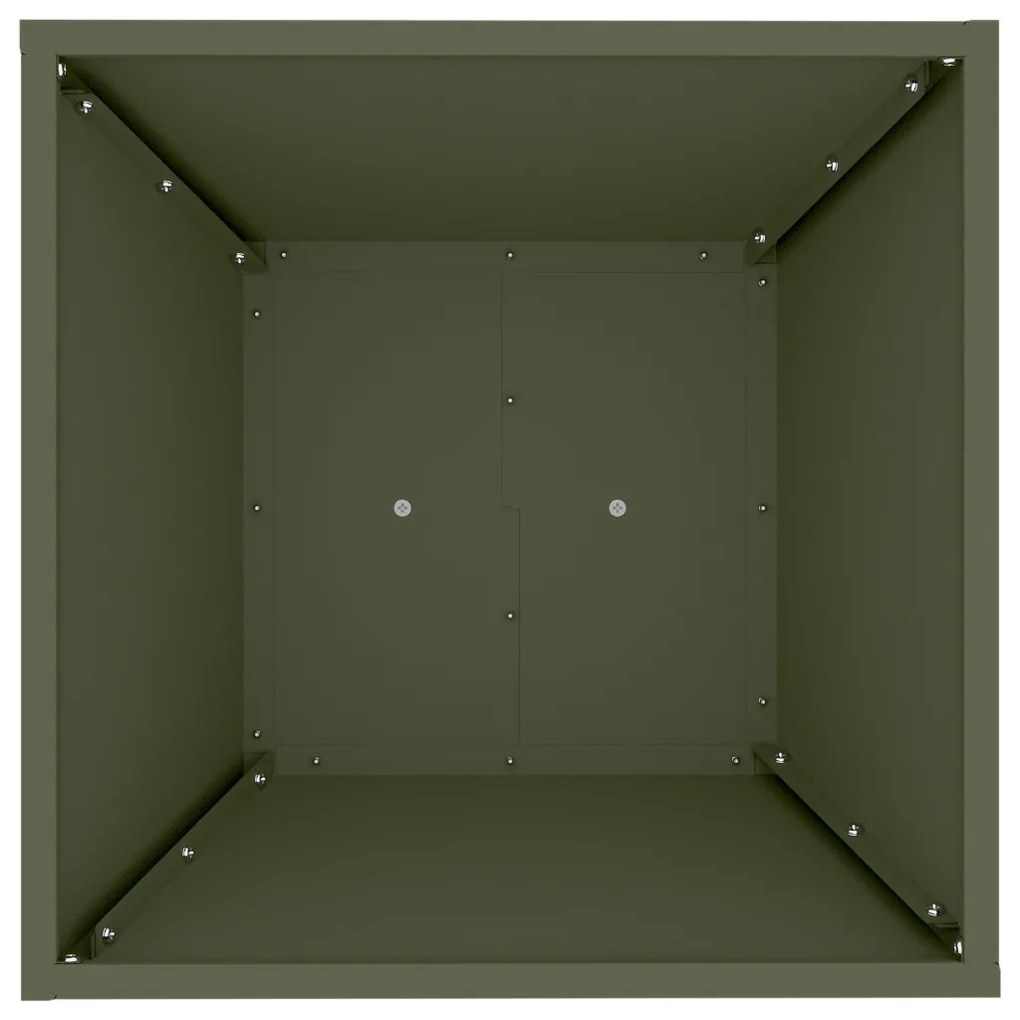 Növényállvány Olívazöld Fém 40 x 40 x 101 cm Növények