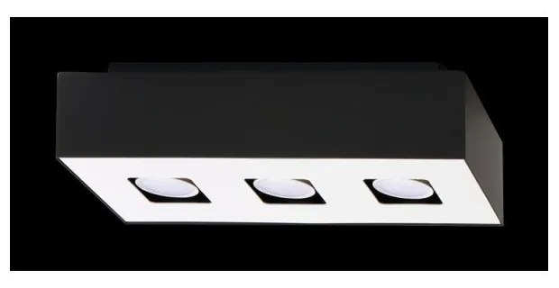 Hydra fekete mennyezeti lámpa - Sollux