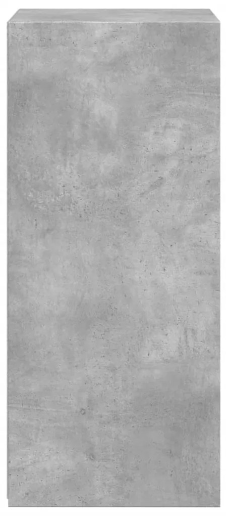 betonszürke szerelt fa tálalószekrény 50 x 41 x 93 cm