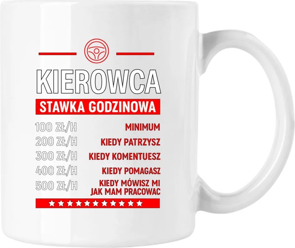 Bögre Sofőr humor a turnéról Fehér 330ml