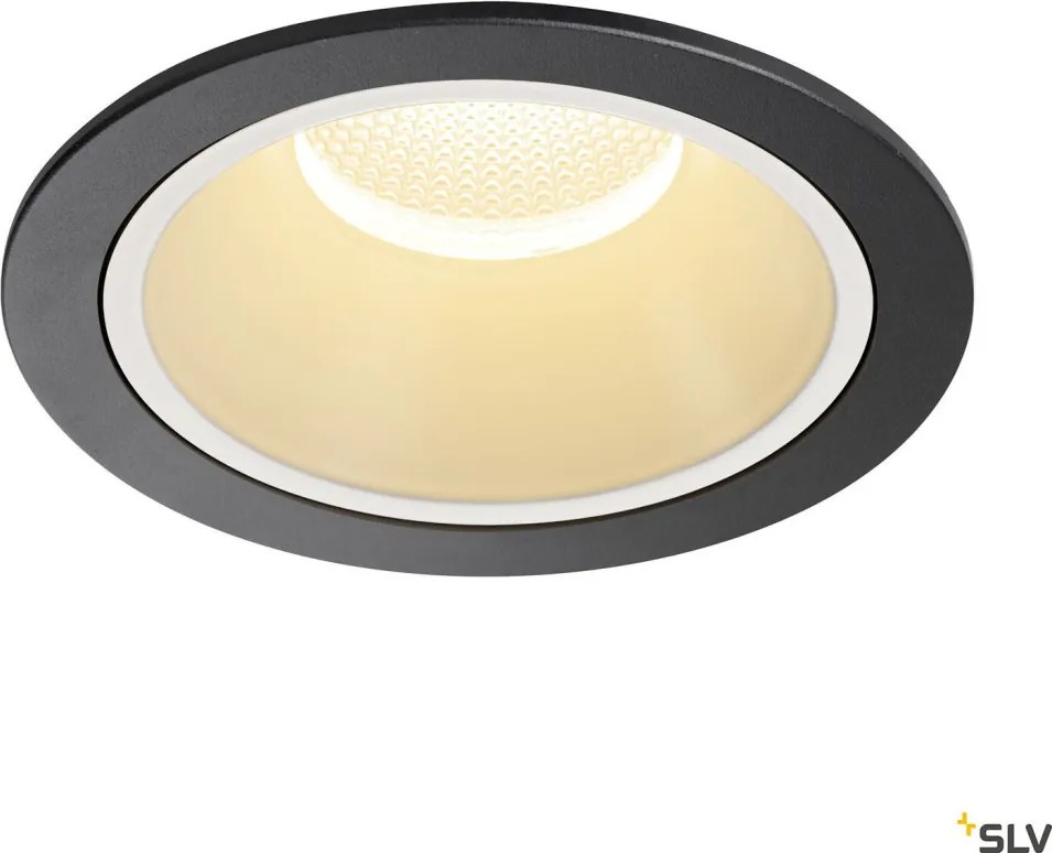 SLV 1004016 NUMINOS DL XL Fürdőszobai Beépíthető Lámpa Fehér, Fekete LED IP44