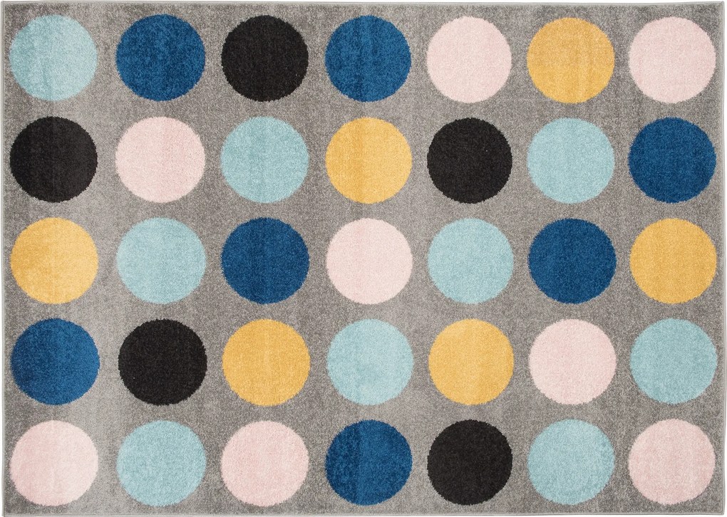 Szőnyeg Fríz 140x190 Divatos Színes Pasztell c937c