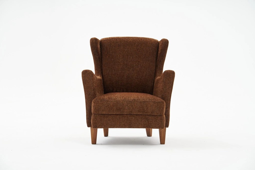 Fülkés fotel Lola Prestij - Barna, Copper