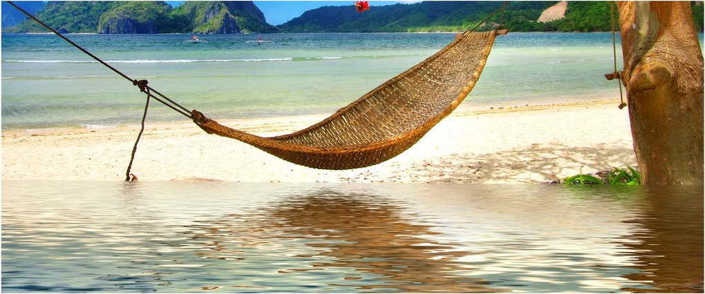 Kép - Relaxálás a tengerparton (120x50 cm)
