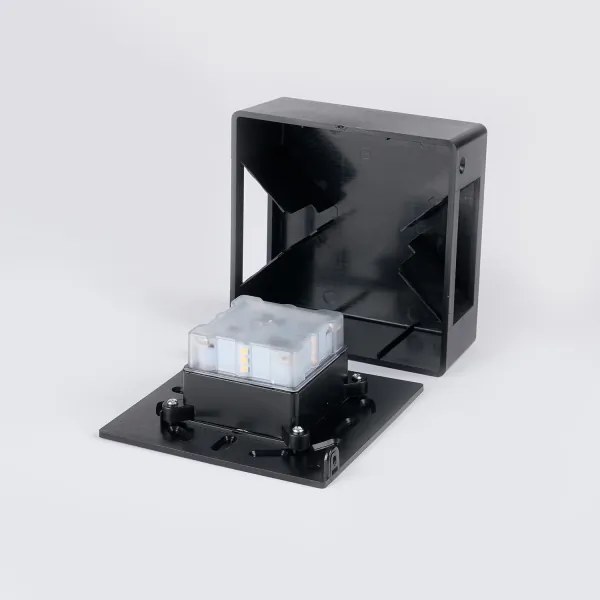 Brilagi - LED kültéri fali lámpatest DOUBLERAY LED/6W/230V fekete IP54